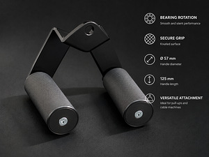 Rotating Grip Pull-Up & Cable Attachment | 57 mm Handles | B (1 foto / 2)
