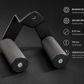 Rotating Grip Pull-Up & Cable Attachment | 57 mm Handles | B