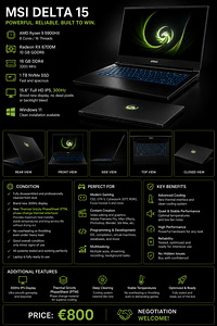 MSI Delta 15 (2 фото из 3)