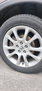 Rehvid ja veljed . Originaalveljed Honda rehvidega 225 60 18 (1 foto / 7)