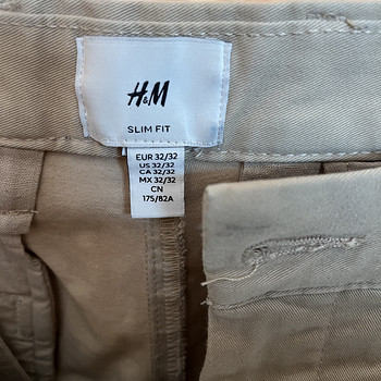 Брюки h&m