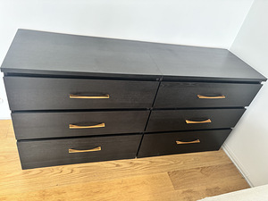 3 sahtliga kummut (Ikea, MALM), 2 tk (2 foto / 2)