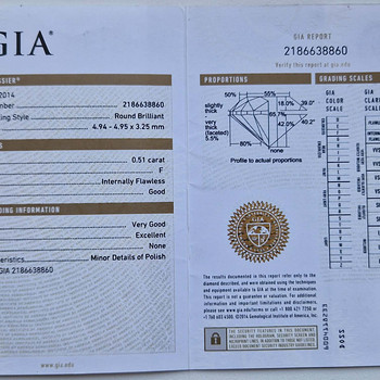 Натуральный бриллиант с сертификатом GIA