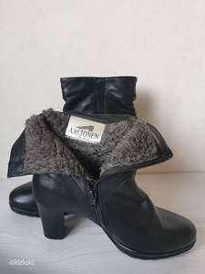 Uued lühikesed mustad talvesaapad AALTONEN 38 (1 foto / 2)
