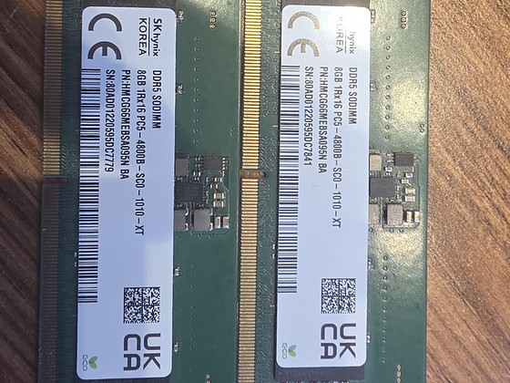 DDR 5 2x8GB Hynix