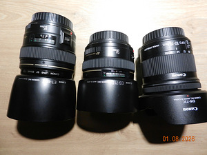 Canon ef 85mm 50mm 10-18mm (1 foto / 1)