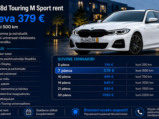 BMW 318d Touring M Sport rent