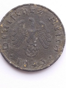 10 рейхспфеннигов (reichspfennig) 1943 A Германия, 3-й рейх. (4 фото из 7)