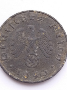 10 рейхспфеннигов (reichspfennig) 1943 A Германия, 3-й рейх. (2 фото из 7)