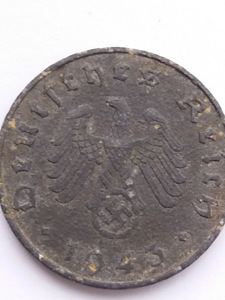 10 рейхспфеннигов (reichspfennig) 1943 A Германия, 3-й рейх. (7 фото из 7)