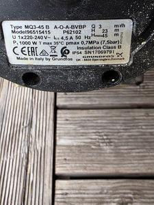 Grundfos MQ3-45 B veepump (3 foto / 3)