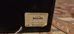 Винтажные колонки Philips (3 фото из 3)
