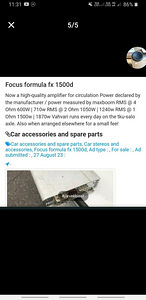 Focus Acoustics FX1500D (5 фото из 5)