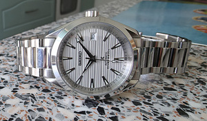 Custom Seiko NH35 automaatkell – Safiirklaas – 40 mm (4 foto / 6)