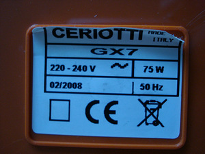 Instrumentide termiline sterilisaator Ceriotti GX7 (5 foto / 5)