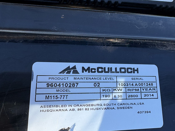 Murutraktor McCulloch