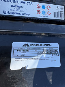 Murutraktor McCulloch (2 foto / 6)