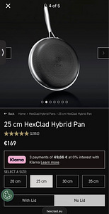 Новая сковорода HexClad Hybrid Pan 25 см (4 фото из 4)