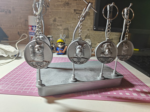 Unikaalsed 3D-prinditud võtmehoidjad (5 foto / 5)