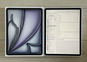 Apple iPad Air 13 M2 128GB Gray WiFi heas korras. Aku 100% (6 foto / 8)
