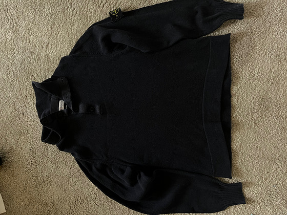 Black heavy sweater style Stone Island
