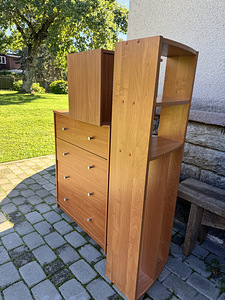 Kummut sahtlitega ja öökapp / seinariiul Pirita (1 foto / 8)