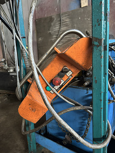 Horisontaalne hüdrauliline press koos hüdrojaamaga (8 foto / 8)