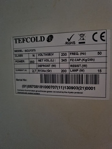 Külmkapp TEFCOLD SCU1375 (3 foto / 3)