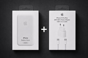 MagSafe Power Bank 5000mAh + зарядное устройство USB-C (Type (1 фото из 6)