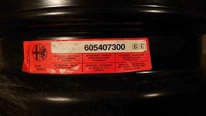 4 Alfa Romeo plekkvelge. Heas seisukorras. (3 foto / 4)