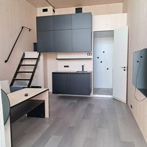 Loft-tüüpi betoonist minimaja (9 foto / 10)