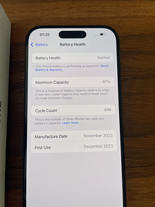 Apple iPhone 15 Pro 256 GB Black Titanium (3 foto / 3)