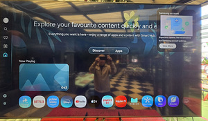 Samsung QE85Q7FAAU 85″ 4K UHD QLED teler, must (1 foto / 2)