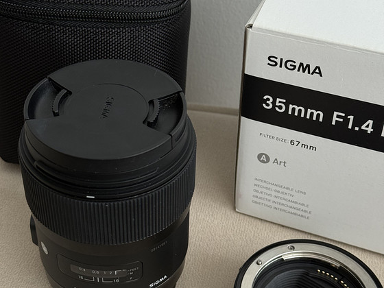 Sigma 35mm f/1.4 Art (Canon EF) + Canon EF-EOS R adapter + G