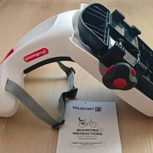 Jalgratta pakiraamile kinnitatav lasteiste Polisport Guppy Junior (4 foto / 8)