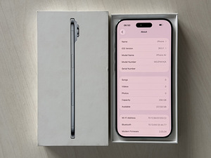 Apple iPhone Air 256GB голубой, новый! Гарантия 06.2027 (6 фото из 7)