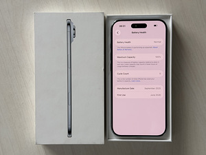 Apple iPhone Air 256GB голубой, новый! Гарантия 06.2027 (7 фото из 7)