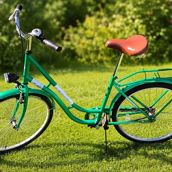 26" Retro Line linnajalgratas – väga ilus roheline!