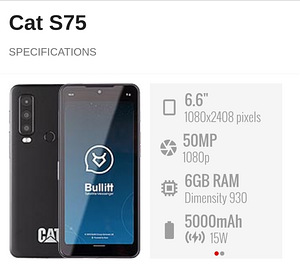 CAT S75 128 ГБ (1 фото из 7)