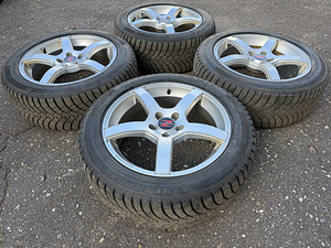 17" диски Barzetta 5x108 + 225/50/17 Falken m+s 7-7,5 мм (3 фото из 8)