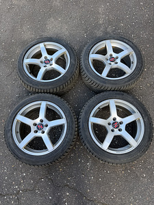 17" диски Barzetta 5x108 + 225/50/17 Falken m+s 7-7,5 мм (4 фото из 8)