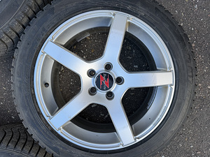 17" диски Barzetta 5x108 + 225/50/17 Falken m+s 7-7,5 мм (5 фото из 8)