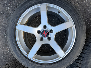 17" диски Barzetta 5x108 + 225/50/17 Falken m+s 7-7,5 мм (7 фото из 8)