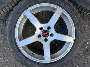 17" диски Barzetta 5x108 + 225/50/17 Falken m+s 7-7,5 мм (8 фото из 8)
