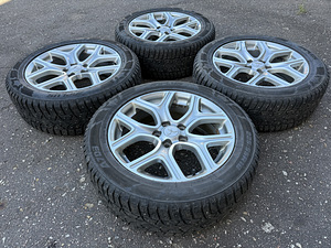 18" оригинальные диски Mitsubishi 5x114,3 + шипованные шины 225/55 (3 фото из 8)