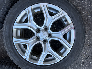18" оригинальные диски Mitsubishi 5x114,3 + шипованные шины 225/55 (5 фото из 8)