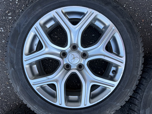 18" оригинальные диски Mitsubishi 5x114,3 + шипованные шины 225/55 (6 фото из 8)