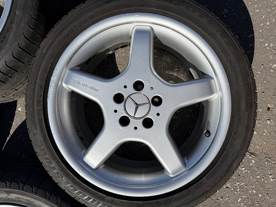 18" Mercedes-Benz AMG originaalveljed 5x112 + suverehvid