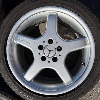 18" оригинальные диски Mercedes-Benz AMG 5x112 + летние шины