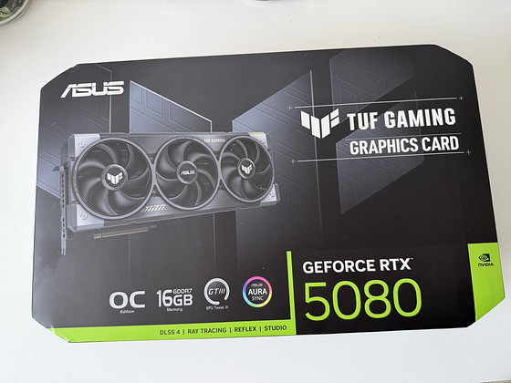 ASUS GeForce RTX 5080 TUF Gaming 16GB | Ostetud 12.2025